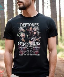 Deftones 36th Anniversary 1988 – 2024 Thank You For The Memories Merch, Deftones Album Shirt, Deftones Tour 2024 T Shirt