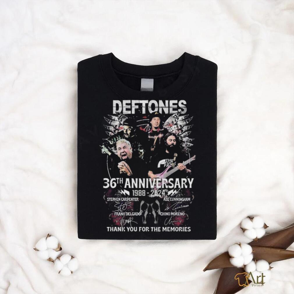 Deftones 36th Anniversary 1988 – 2024 Thank You For The Memories T Shirts Deftones 36th Anniversary 1988 – 2024 Thank You For The Memories T Shirts