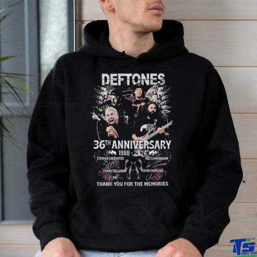 Deftones 36th Anniversary 1988 – 2024 Thank You For The Memories T Shirts