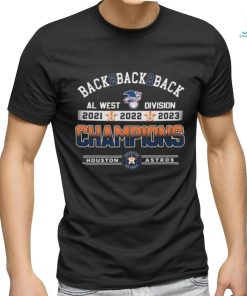 The Champions Houston Astros AL West Division 2023 Shirt - Limotees