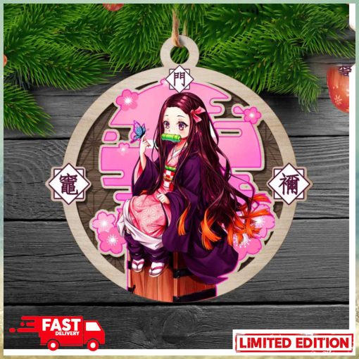 Demon Slayer Nezuko Anime Christmas Tree Decorations Xmas Gift Ornament