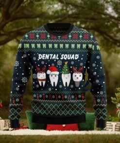 Dental Squad Ugly Christmas Sweater Style Gift For Men And Women