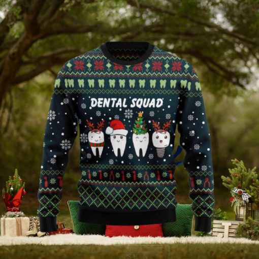 Dental Squad Ugly Christmas Sweater Style Gift For Men And Women