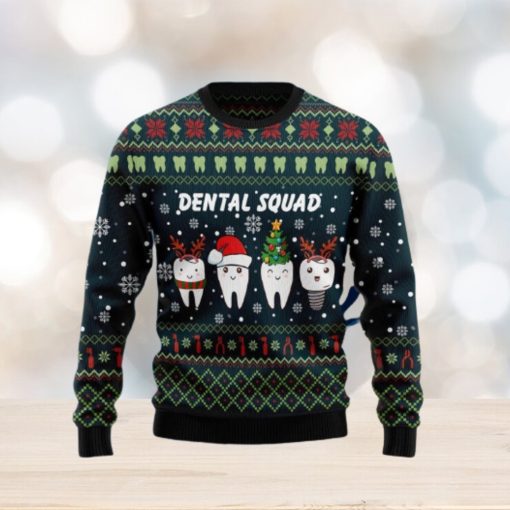 Dental Squad Ugly Christmas Sweater Style Gift For Men And Women