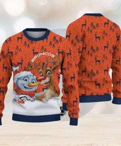 Denver Broncos Christmas Reindeer Hot Trending Ugly Sweater Ideal Gift For Fans