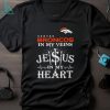 New York Giants In My Vien Jesus In My Heart Logo Shirt