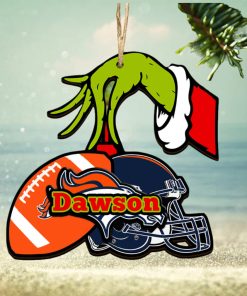 Denver Broncos NFL Grinch Personalized Ornament SP121023106ID03