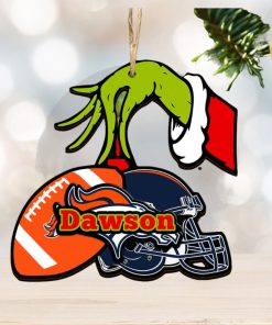 Denver Broncos NFL Grinch Personalized Ornament SP121023106ID03