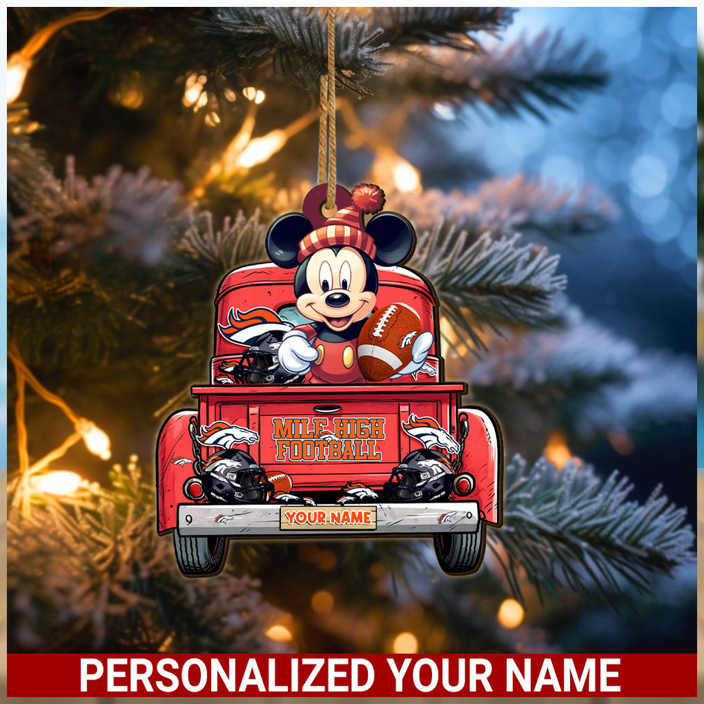 Denver Broncos NFL Mickey Ornament Personalized Your Name SP12102340ID05 Denver Broncos NFL Mickey Ornament Personalized Your Name SP12102340ID05