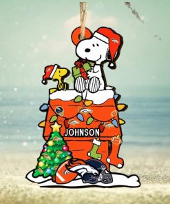 Denver Broncos NFL Snoopy Ornament Personalized Christmas 2023 Holidays