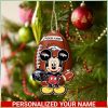 New York Giants Personalized Your Name Mickey Mouse And NFL Team Ornament SP161023183ID03