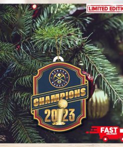 Denver Nuggets NBA Finals Champions 2023 Christmas Tree Decorations Ornament