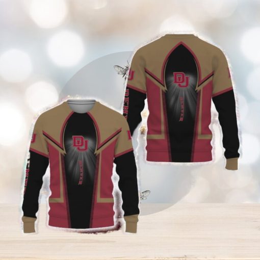 Denver Pioneers Football Merry Christmas 3D Sweater For Fans Gifts Unisex