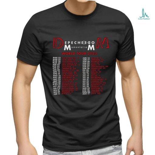 Depeche Mode Memento Mori Tour 2023 Two Sides T shirt