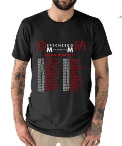 Depeche Mode Memento Mori Tour 2023 Two Sides T shirt