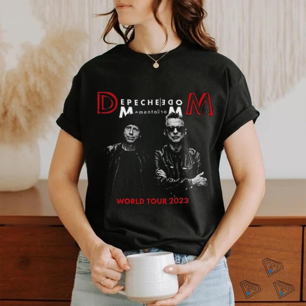 Depeche Mode Memento Mori Tour 2023 Two Sides T shirts Depeche Mode Memento Mori Tour 2023 Two Sides T shirts