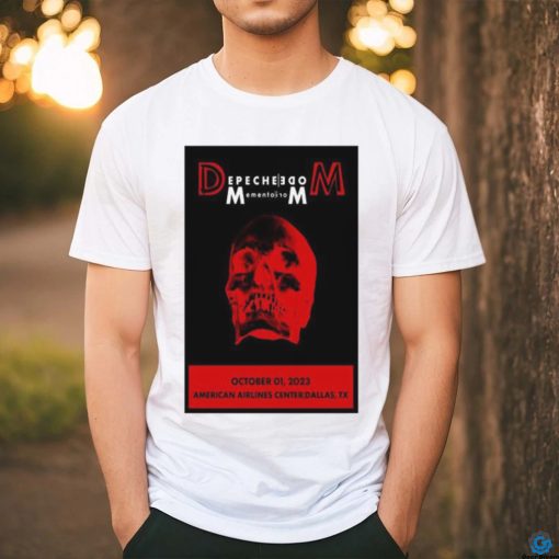 Depeche Mode Memento Mori Tour Oct 1, 2023 American Airlines Center Dallas, TX Poster shirt