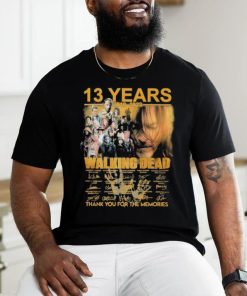 Design 2010 2023 13 Years The Walking Dead Thank You For The Memories T Shirt