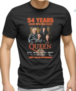 Design 54 years 1970 2024 queen thank you for the memories shirt