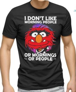Design Animal DRUMMER I don’t like morning people or mornings or people shirt