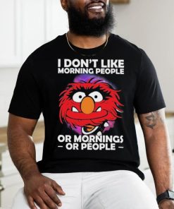 Design Animal DRUMMER I don’t like morning people or mornings or people shirt