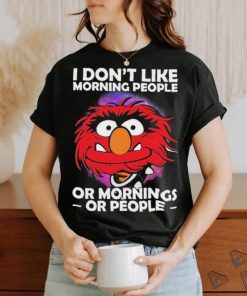 Design Animal DRUMMER I don’t like morning people or mornings or people shirt