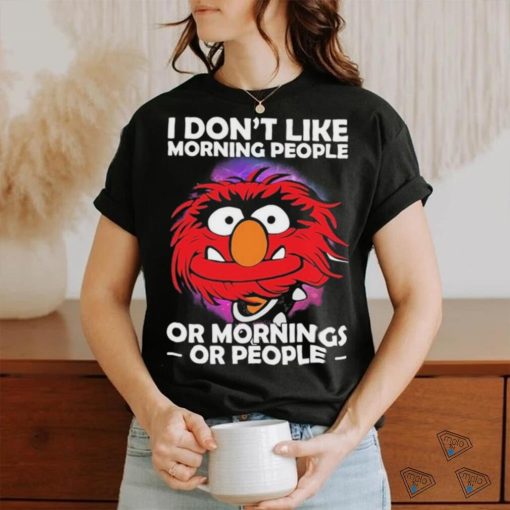 Design Animal DRUMMER I don’t like morning people or mornings or people shirt