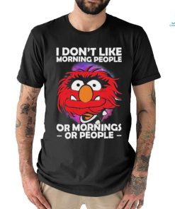 Design Animal DRUMMER I don’t like morning people or mornings or people shirt