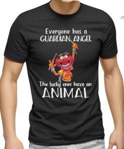 Design Animal DRUMMER everyone has a guardian angel the lucky ones have an animal shirt