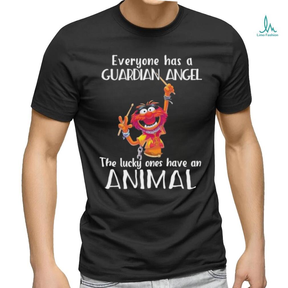 Design Animal DRUMMER everyone has a guardian angel the lucky ones have an animal shirt Design Animal DRUMMER everyone has a guardian angel the lucky ones have an animal shirt