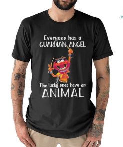Design Animal DRUMMER everyone has a guardian angel the lucky ones have an animal shirt