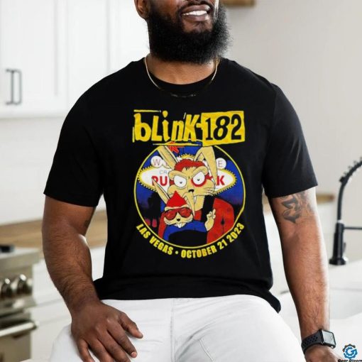 Design Blink 182 Nevada October 21st, 2023 Las Vegas Show Shirt