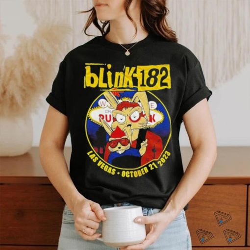 Design Blink 182 Nevada October 21st, 2023 Las Vegas Show Shirt