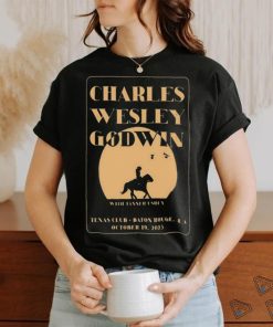 Design Charles Wesley Godwin Baton Rouge LA Tour Oct 19 2023 Poster shirt