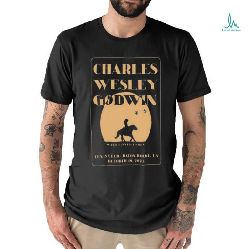 Design Charles Wesley Godwin Baton Rouge LA Tour Oct 19 2023 Poster shirt