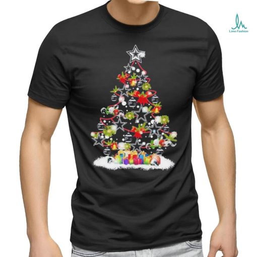 Design Dallas Cowboys logo pine tree merry christmas shirt