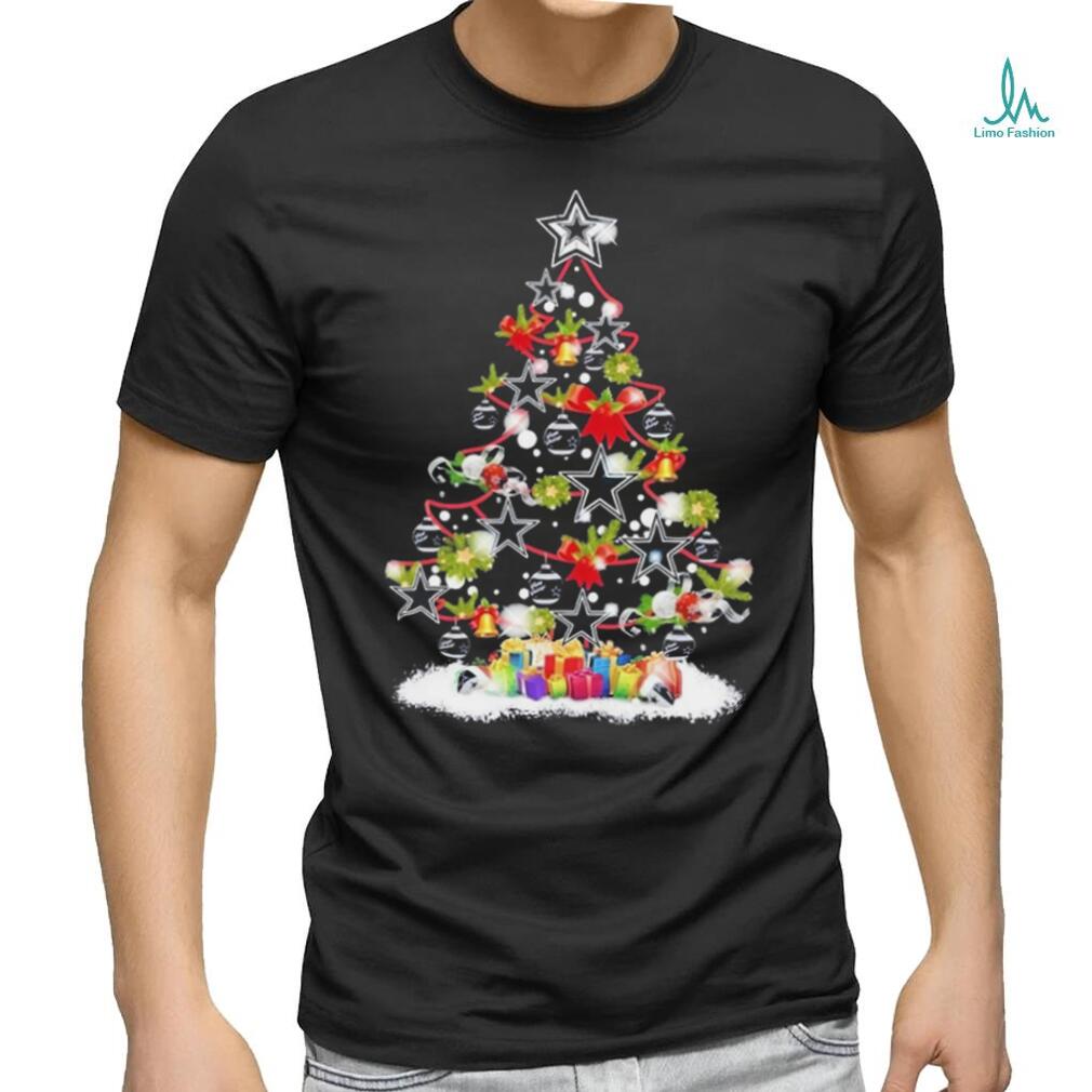 Design Dallas Cowboys logo pine tree merry christmas shirt Design Dallas Cowboys logo pine tree merry christmas shirt