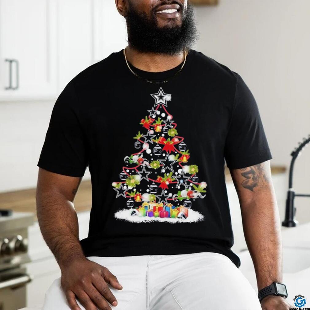 Design Dallas Cowboys logo pine tree merry christmas shirt Design Dallas Cowboys logo pine tree merry christmas shirt