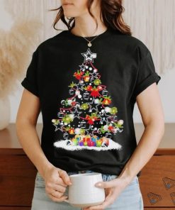 Design Dallas Cowboys logo pine tree merry christmas shirt