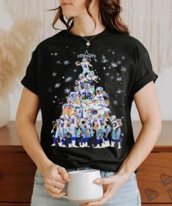 Design Dallas Cowboys team player pine tree merry christmas shirt