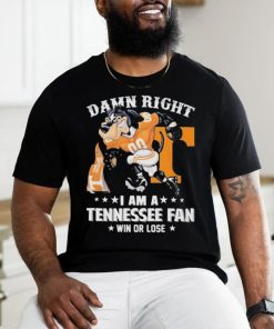 Design Damn right I’m a Tennessee volunteers fan shirt