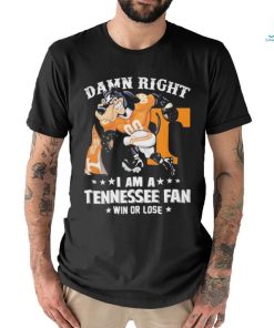 Design Damn right I’m a Tennessee volunteers fan shirt