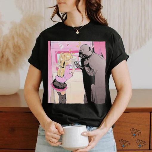 Design Darth Vader And Cute Girl Anime T Shirt