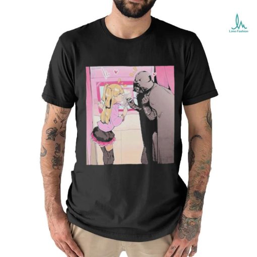 Design Darth Vader And Cute Girl Anime T Shirt