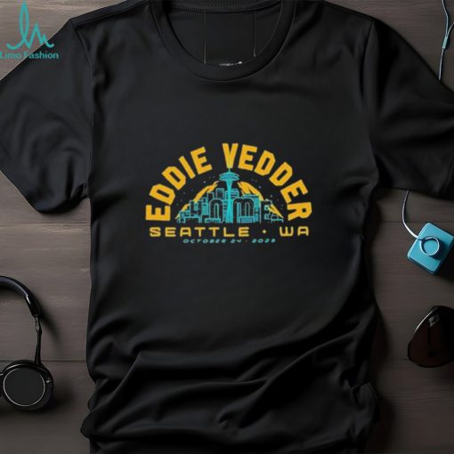 Design Eddie Vedder October 24, 2023 Benaroya Hall Seattle, WA Shirt
