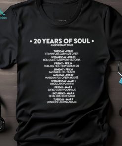 Design Joss Stone 20 Years Of Soul Black T Shirt