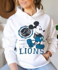 Detroit Lions Footbal Logo Mickey Mouse shirt