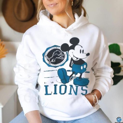 Detroit Lions Footbal Logo Mickey Mouse shirt