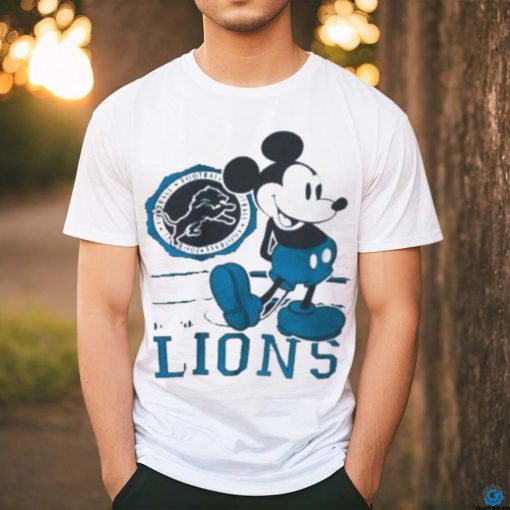 Detroit Lions Footbal Logo Mickey Mouse shirt