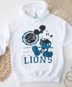 Detroit Lions Footbal Logo Mickey Mouse shirt